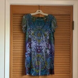 Apt. 9 Floral Multicolor Women's Top Size S